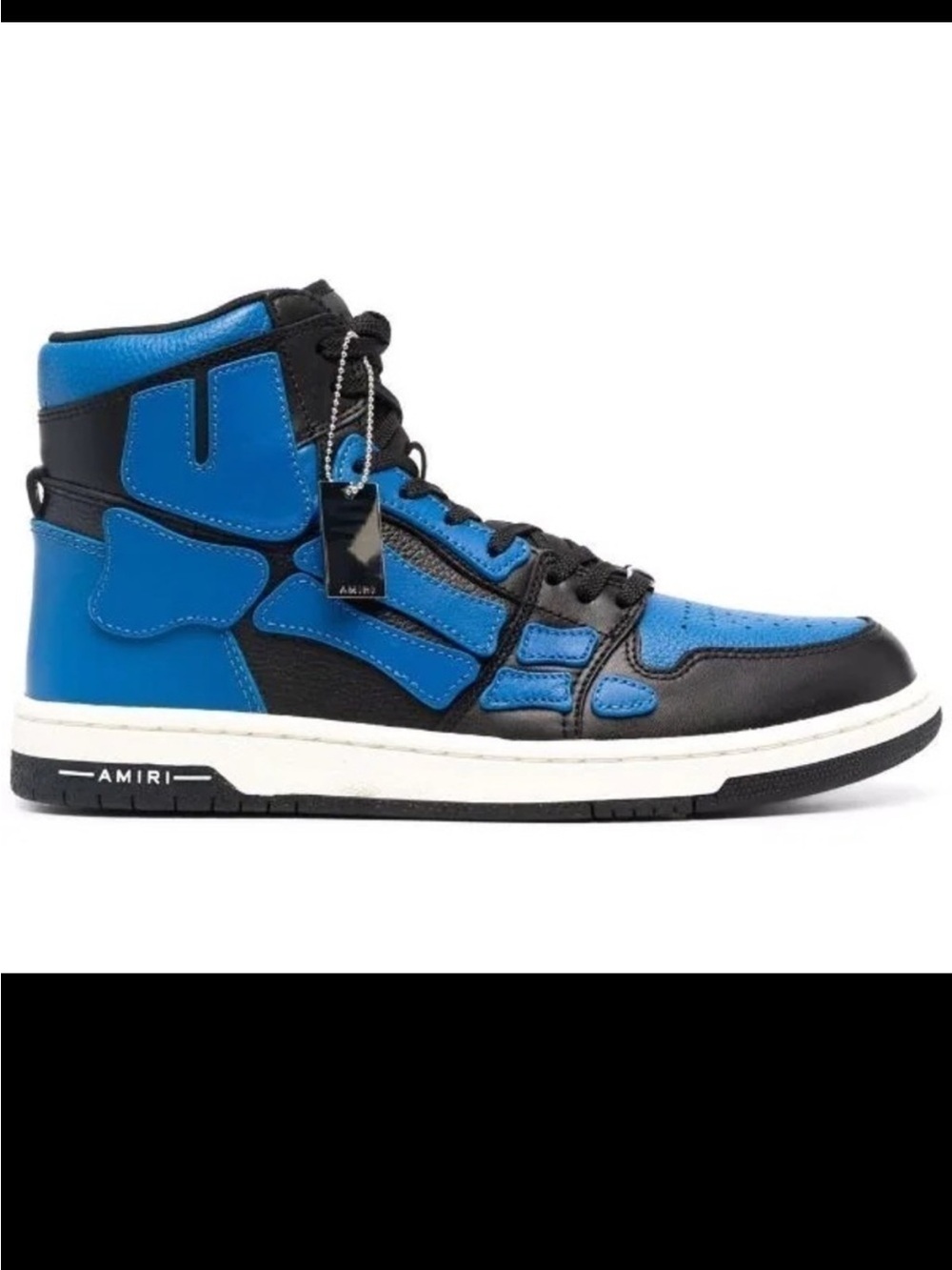 New Size 43 Amiri Skeleton Bone High-Top Sneakers